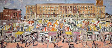 Norwich Market (detail) by Patrick Boswell