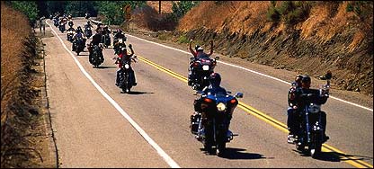 موتورسواران در ويرجينيا