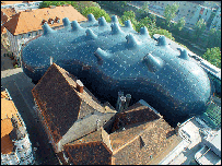 Casa de Cultura em Graz, na Áustria -  Kunsthaus Graz 