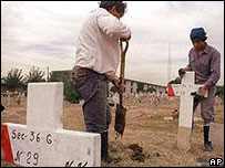 Cemitério clandestino na Argentina