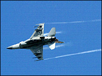 لبنان حدود میں اسرائیلی طیارے