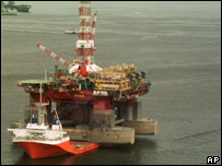 Plataforma de petróleo da Petrobras