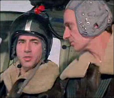 "Кадр из фильма "A View To A Kill" из серии о Джеймсе Бонде. Роль пилота советского вертолета."