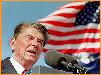 سرد جنگ کے دوران رونالڈ ریگن کا کردار اہم رہا 