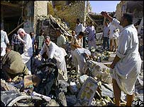 O local do Túmulo de Ali, em Najaf, sagrado para os xiitas