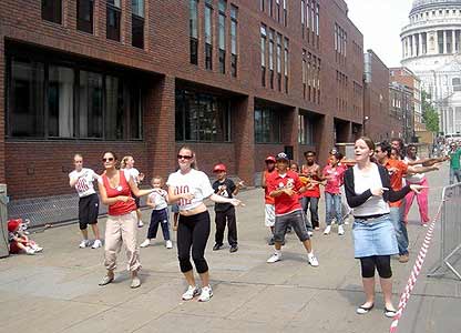 London's Big Dance Class event (photo: Jack Gore)