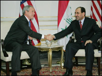George Bush ve Nuri el-Maliki
