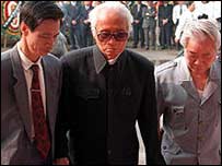 Ông Phạm Văn Đồng tại một buổi lễ tang