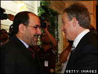 ٹونی بلیئر اور نوری المالکی