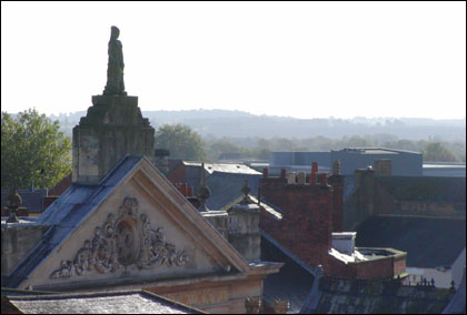 Ceres statue over Cornhill