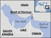 Vùng biển xảy ra tai nạn 