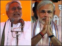 नीतीश और नरेंद्र मोदी