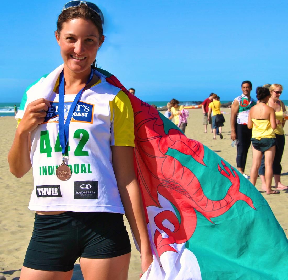 The finish of the Speight’s Coast to Coast Adventure Race in Christchurch, New Zealand.
